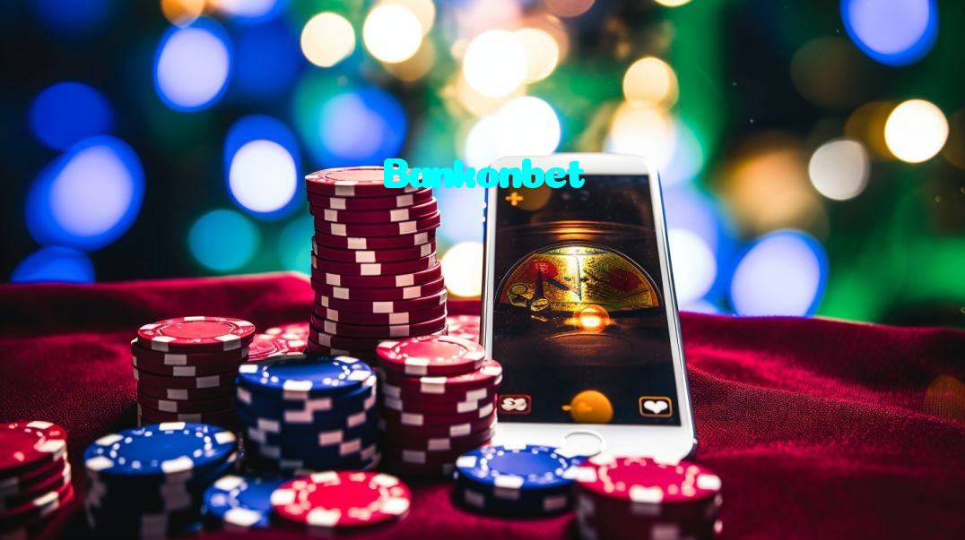 Bankonbet casino presented on mobile device in Pakistan with slots and live games